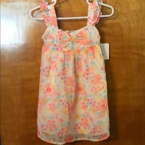 NWT Infant Girls Starting Out Summer Dress, White